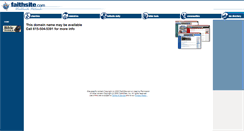 Desktop Screenshot of dannybiasministry.faithsite.com