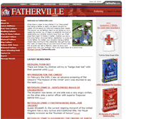 Tablet Screenshot of fatherville.faithsite.com