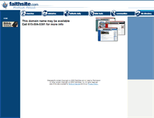 Tablet Screenshot of disasterrelief.faithsite.com