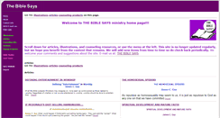 Desktop Screenshot of biblesays.faithsite.com