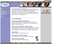 Tablet Screenshot of cookministries.faithsite.com