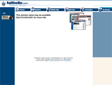 Tablet Screenshot of faithsite.com